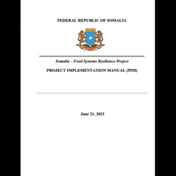Project Implementation Manual (PIM)